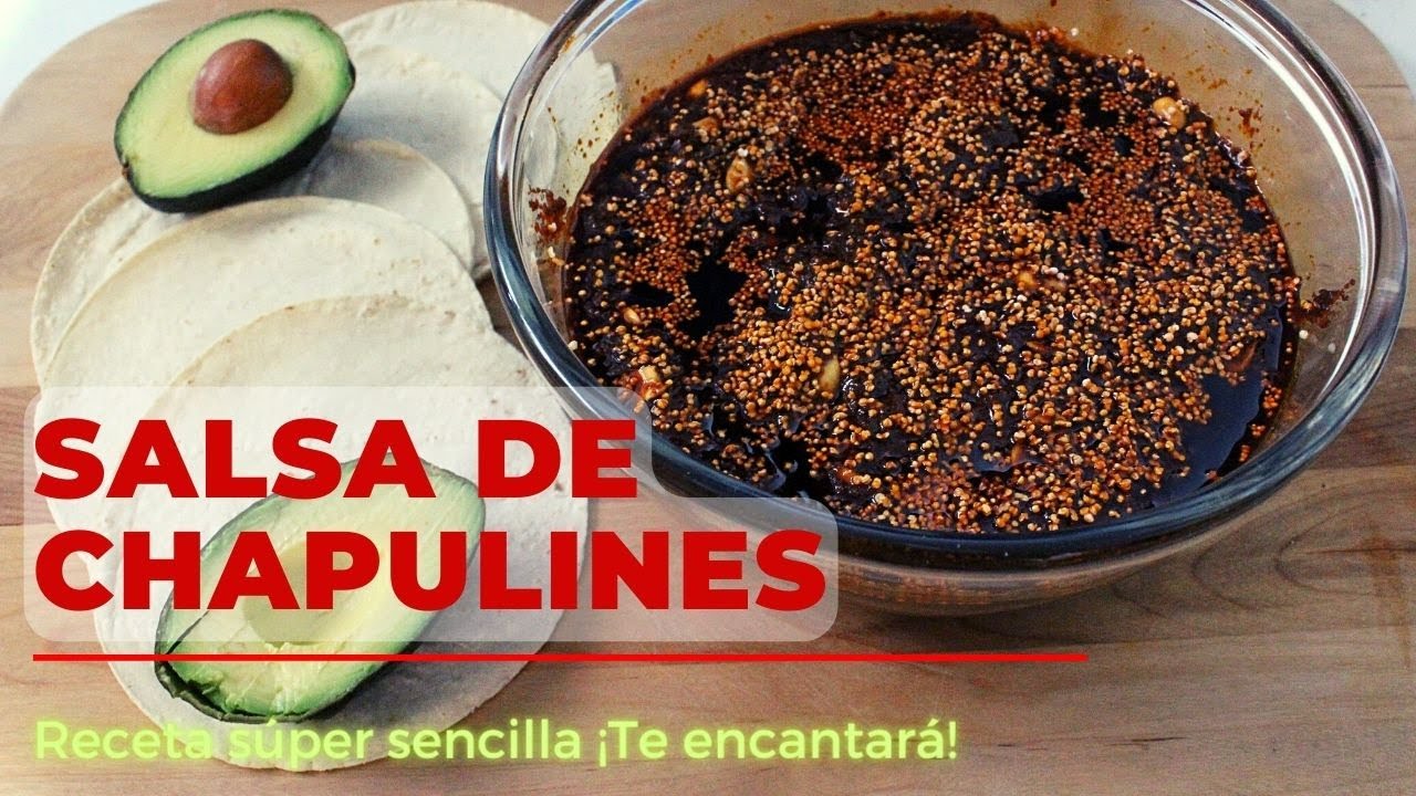 Salsa Exótica con Chapulines: ¡Descubre el sabor único! #recetas #salsas #salsadechapulines #cocina