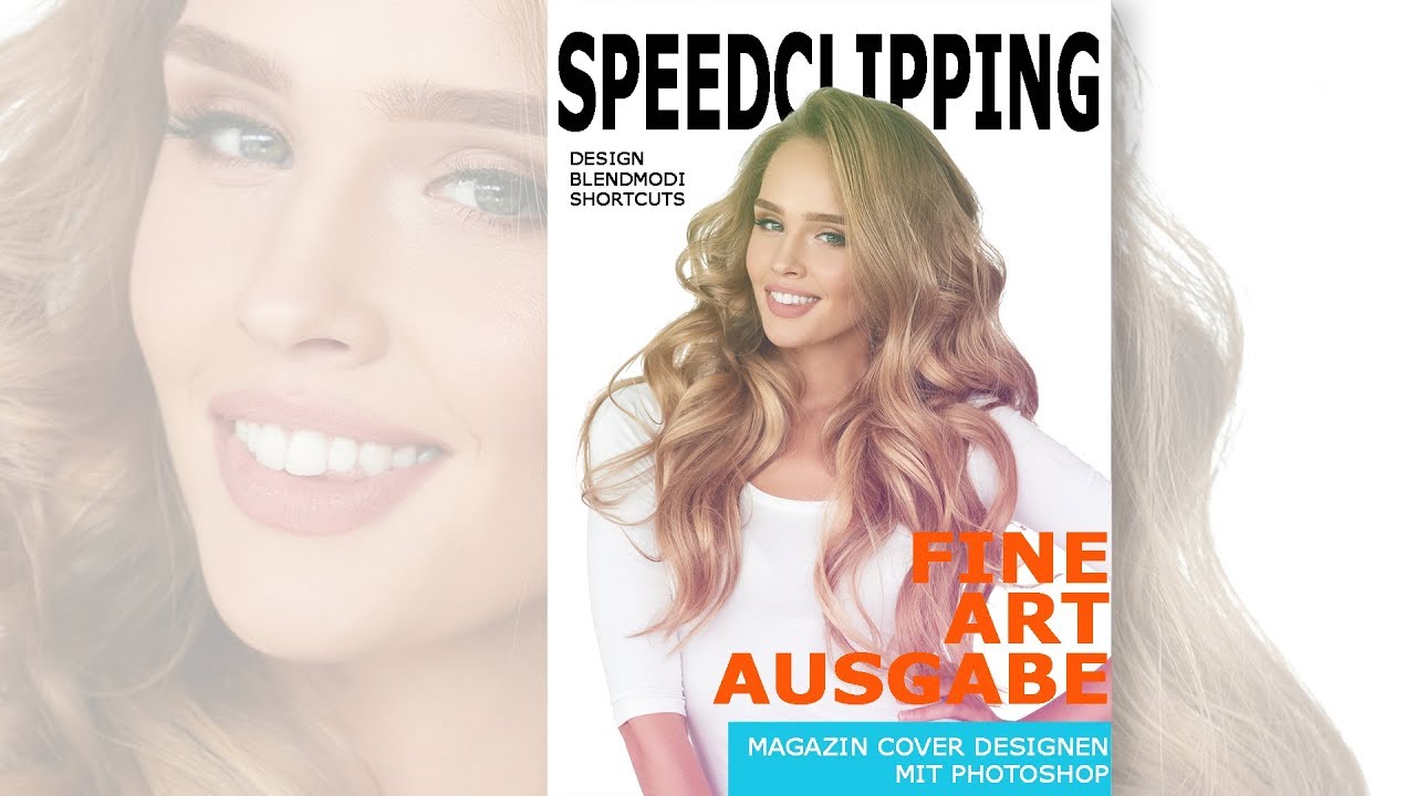 Magazin Cover Erstellen Mit Photshop Youtube