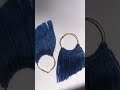 macrame earrings.