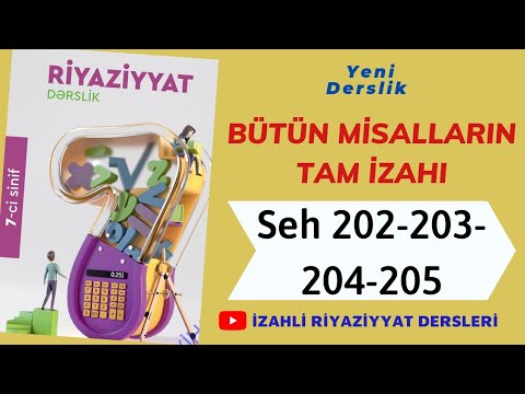 7ci sinif Riyaziyyat seh 202-203-204-205 Xeta meseleleri.Mutleq xeta (butun misallarin tam izahi)