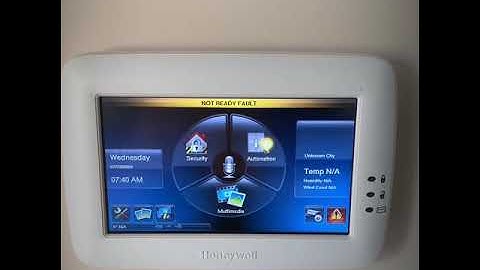 Create Scene On Tuxedo Touch Honeywell Security System Dusk To Dawn