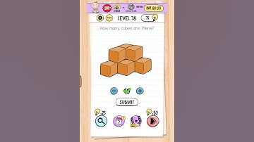 Brain Test Level 78 -How many cubes are there? #brainstorm #brain #game