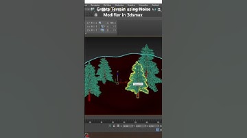 Creating Terrain using Noise Modifier in 3dsmax | How to Model it #3d #3dsmax #3dmodeling