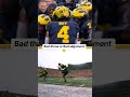 Bad Throw or bad alignment? 👀 #cfb #football #michigan #ohiostate