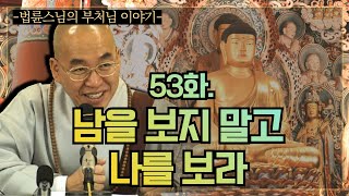 [법륜스님의 부처님 이야기] 53화. 남을 보지 말고 나를 보라