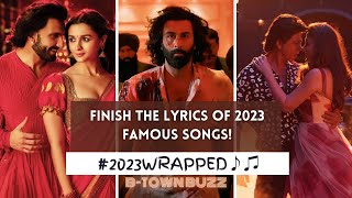 Finish The Lyrics Challenge!! (Famous 2023 Songs) #bollywood #2023 #happynewyear2024 Pls Subscribe 🤗 screenshot 5