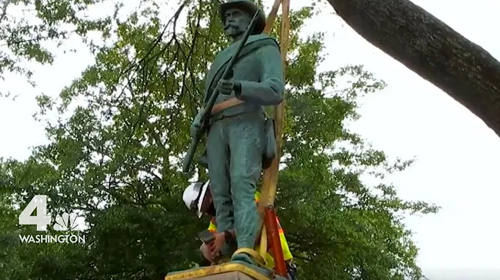 Confederate Statue Removed From Courthouse Square in Charlottesville