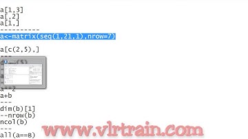 14  Matrix cin r languge-vlr training