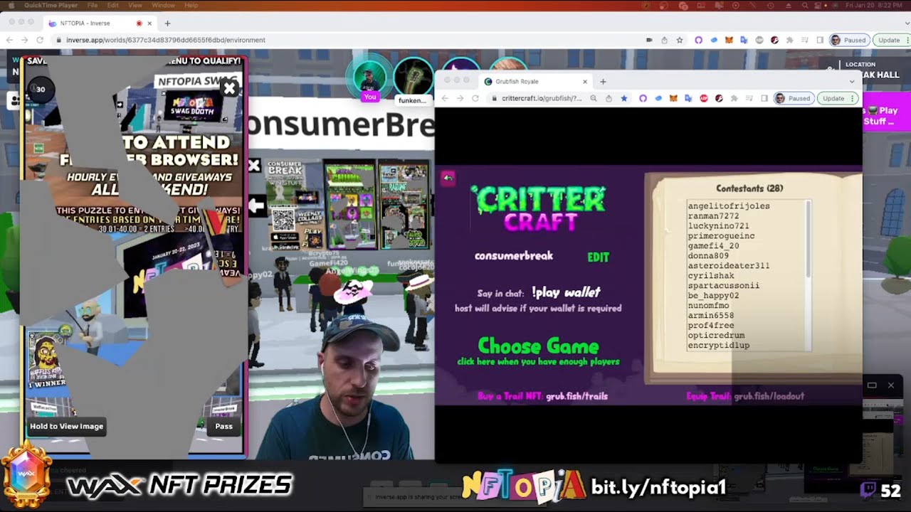 🧩ConsumerBreak at NFTopia 1 (DAY 1)