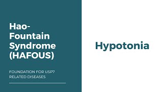 Hao-Fountain Syndrome and Hypotonia Hao-Fountain Syndrome and Hypotonia