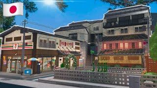 Building a REALISTIC JAPANESE NEIGHBORHOOD 🍡🏯 in Bloxburg!