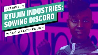 Starfield Gameplay Walkthrough - Ryujin Industries Faction Sowing Discord