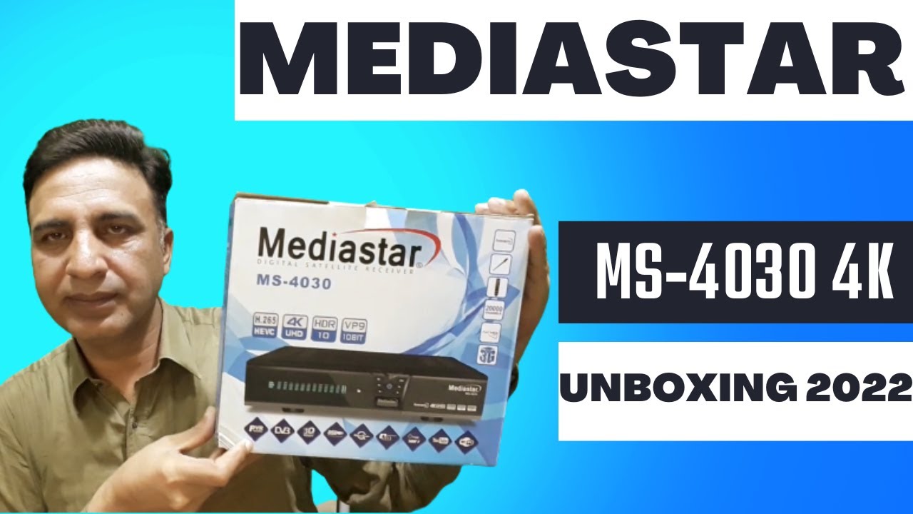 MediaStar MS- 4030 H265 4K Ultra Unboxing 2022 || MediaStar ms 4030 | low price in Pakistan