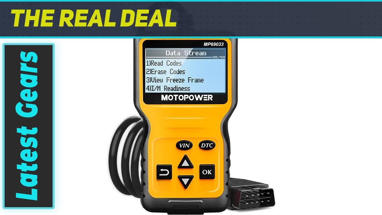 Unlocking Your Car's Secrets: MOTOPOWER MP69033 OBD2 Scanner Review
