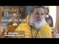 21st Sunday after Pentecost (November 14, 2021 / November 1, 2021)