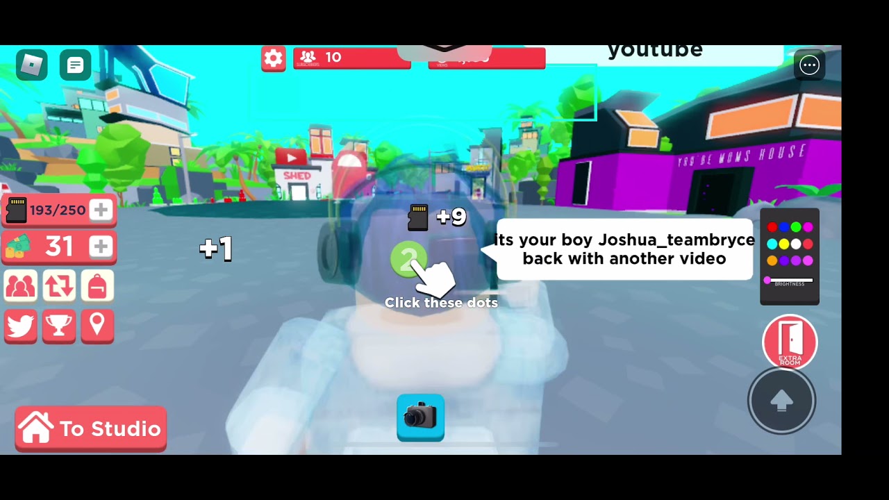 I played YouTube simulator made by indieus YouTube