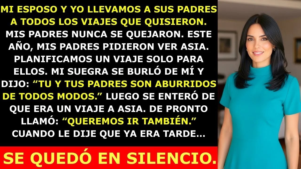 Mi Suegra Se Burló De Mí Y De Mis Padres, Pero Luego Rogó Unirse — Le Dije Que Ya Era Tar