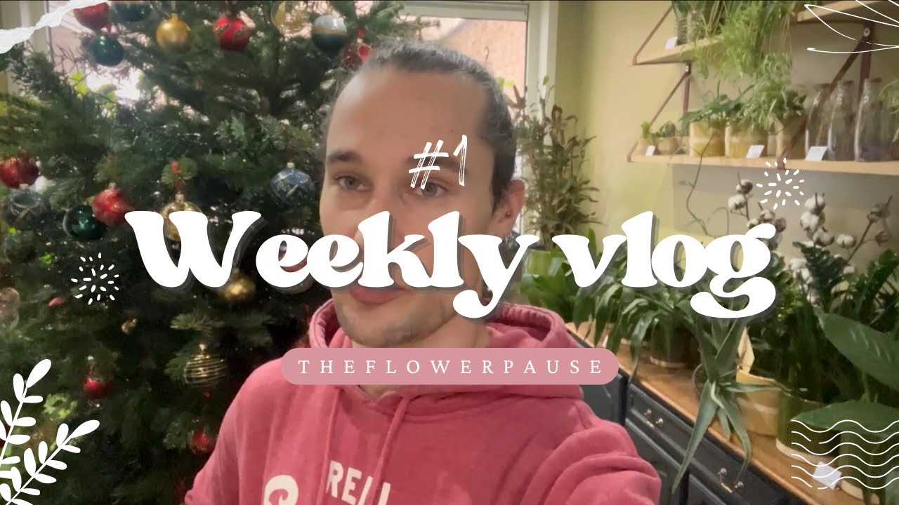 Weekly Vlog #1: on décore la boutique pour Noël
