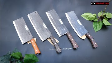 DAO PHÚC SEN, DÀN DAO CHẶT GÀ CHẶT LỢN QUAY _ HÀNG CHUẨN CỦA HTX DAO PHÚC SEN