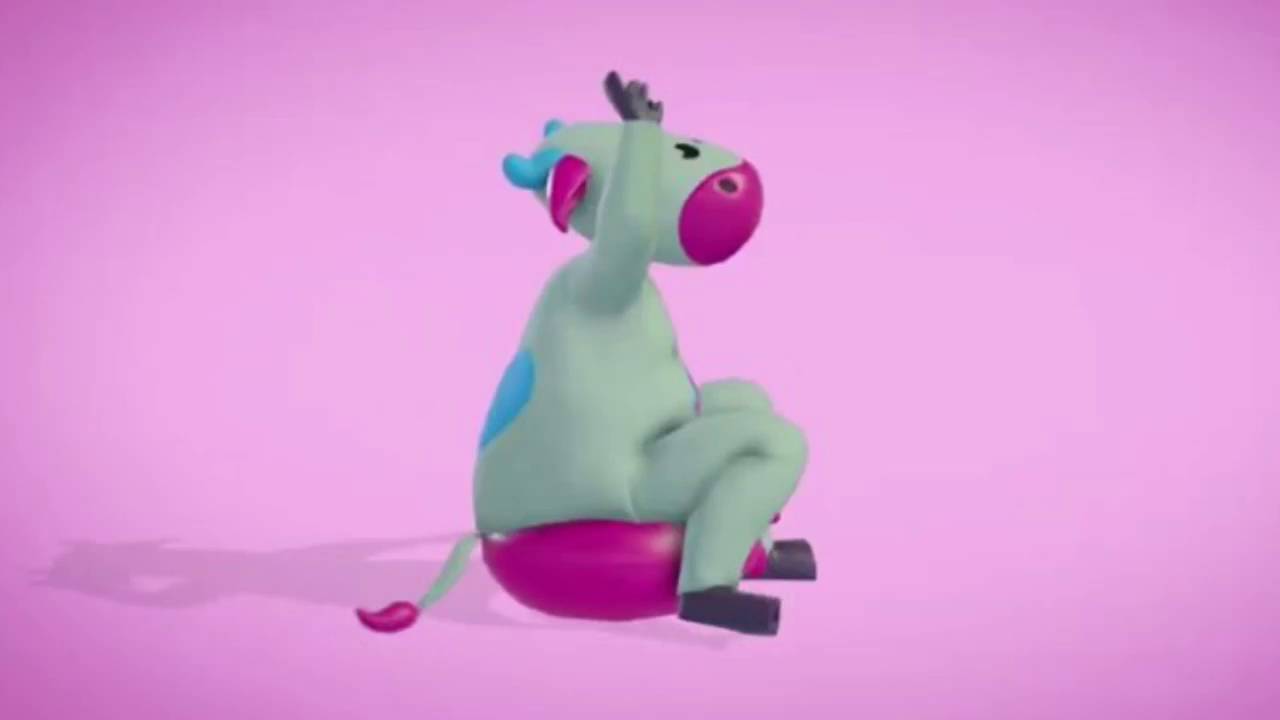 CosmicCow Mascot - Dancing : Planet Coaster Alpha 3