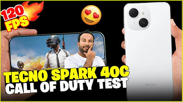 Tecno Spark 40C Gaming Test | Call of Duty Mobile🔥 | Can It Handle CODM? | Gameplay + FPS Test!