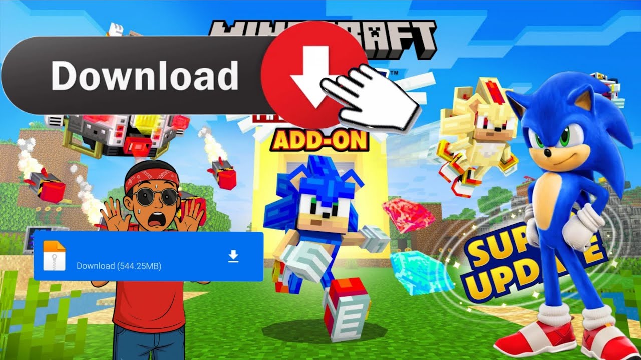 Download da addon do Sonic upgrade para vcs meus manos😎👑😎