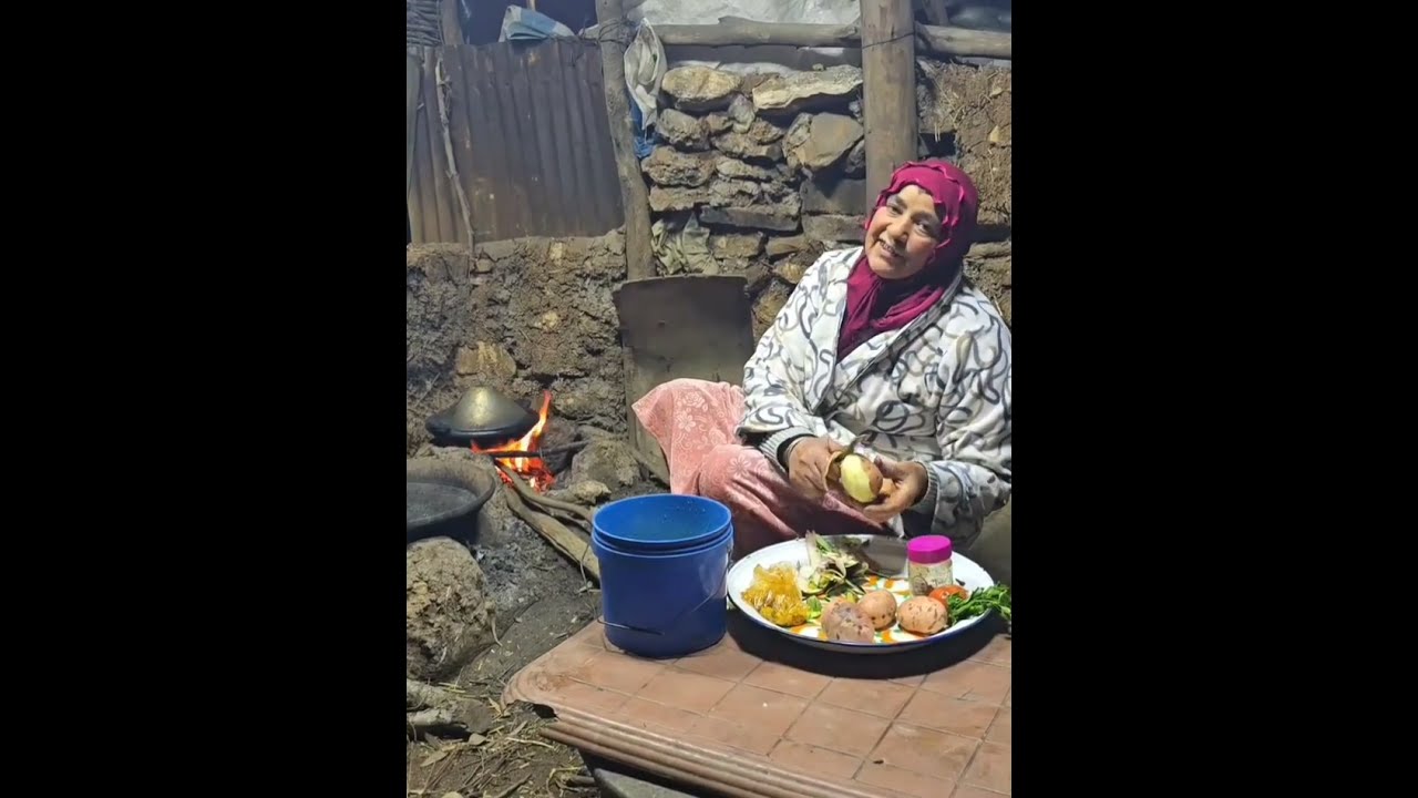 طاجن الدجاج المغربي 🇲🇦 و المرأة المغربية 💯🎉