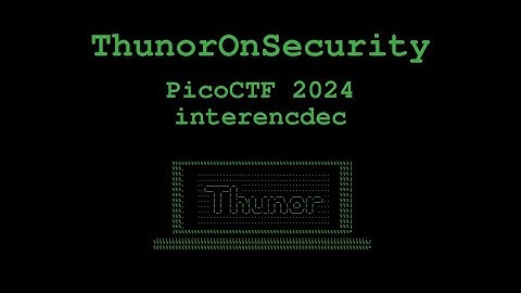 interencdec Challenge from picoCTF 2024 (Cryptography)