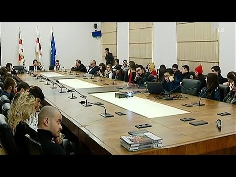 შეხვედრა ტექნიკური უნივერსიტეტის სტუდენტებთან