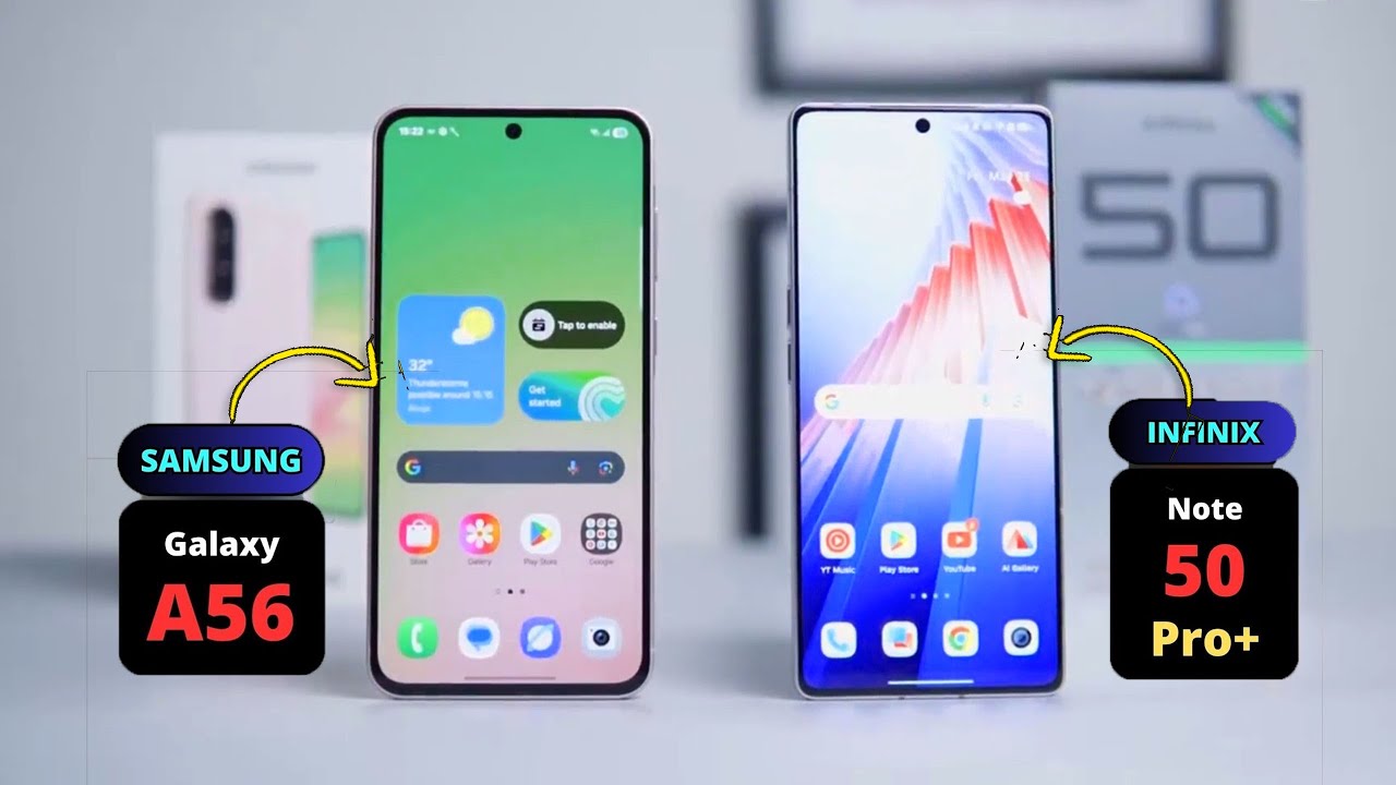 ضروري تشوف المقارنة دي 🔥 | Infinix Note 50 Pro Plus ولا Samsung A56 ؟