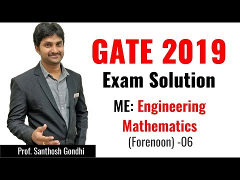 GATE 2019 Answer Key - Paper Analysis for Mechanical (Forenoon) | Engineering Maths - 06