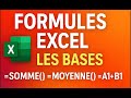Excel Chapitre 3 : Les formules de base (SOMME, MOYENNE, addition, division...)