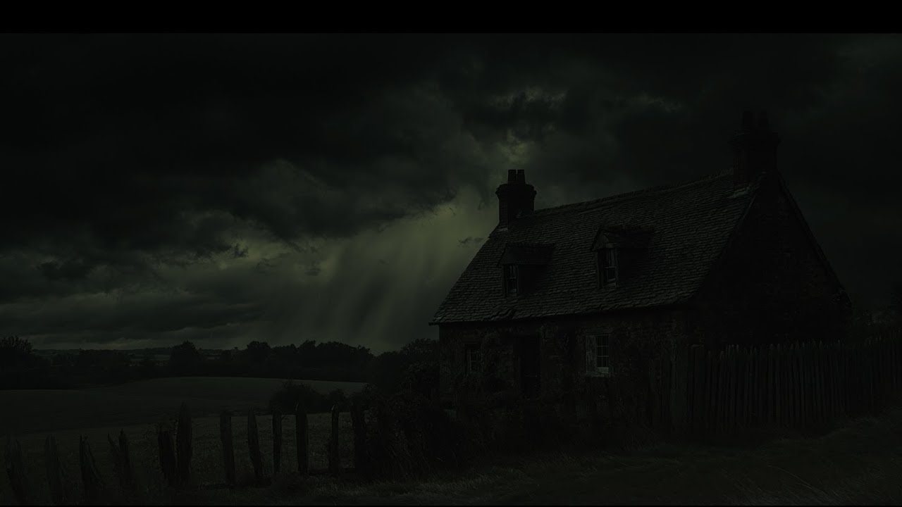 Thunder Sounds In The Wind Blowing Through The Leaves | Relaxing On A Stormy Night In The Cozy Home