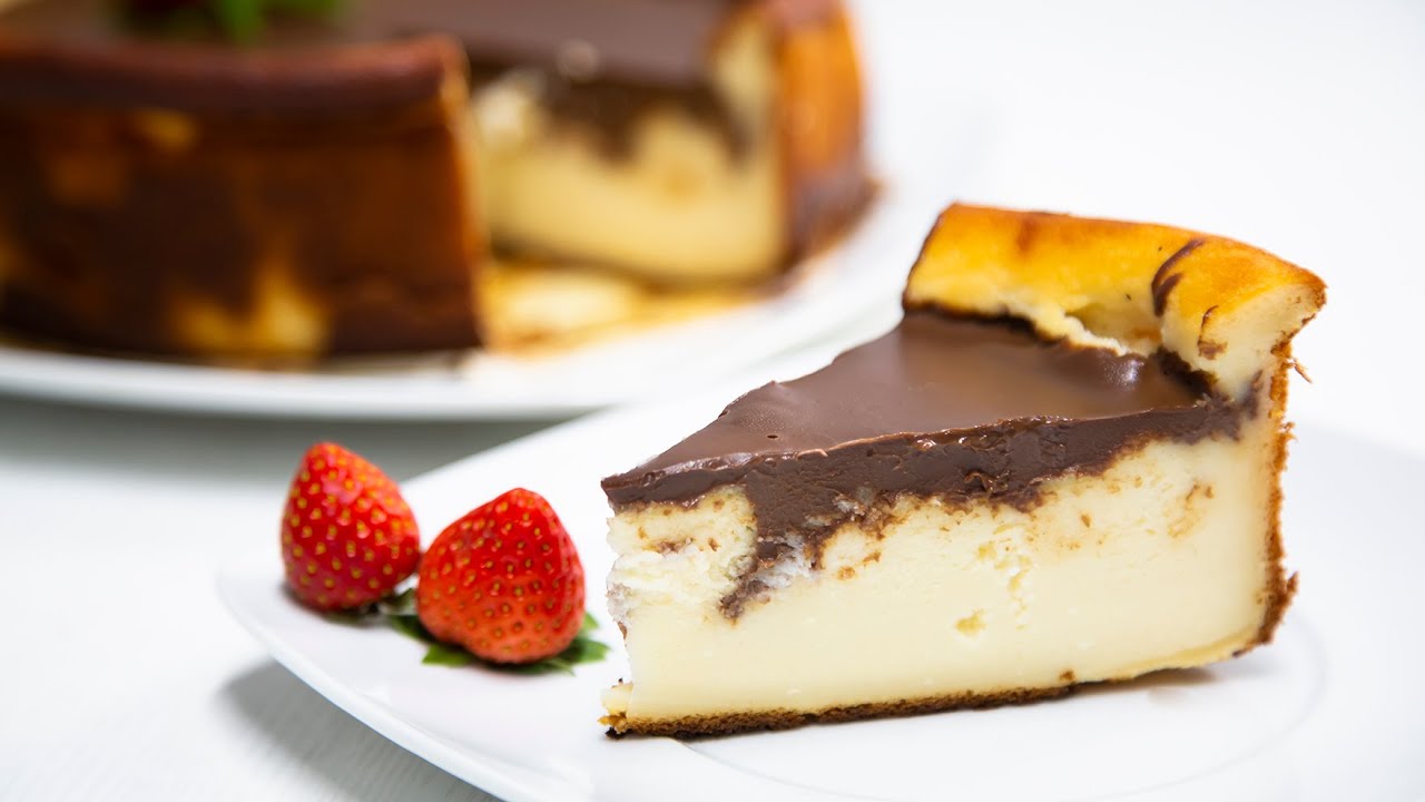 La mejor TARTA DE QUESO CON CHOCOLATE.