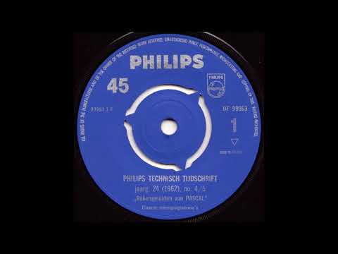 Philips Technisch Tijdschrift Jaarg. 24: Rekengeluiden Van Pascal (1962)