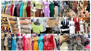 Commercial street shopping | Tops 50₹, earrings 30₹, footwear 100₹ 😲 | Cheapest street shopping