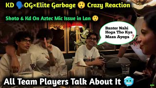 TAG KD Trolled OG×Elite as Garbage 😲 All Teams Players Reaction ☠️ Crazy Intro screenshot 2