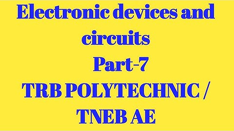 TRB POLYTECHNIC ECE preparation/ AE exam preparation for electrical engineering 2020/ TRB POLYTECHNI