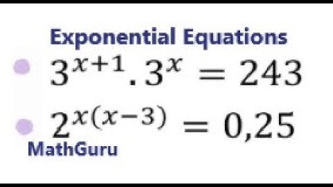 Solving Exponential Equations | Grade 9 - 10