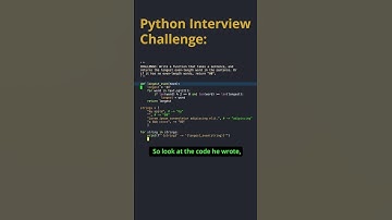 Can you solve this Python interview challenge?