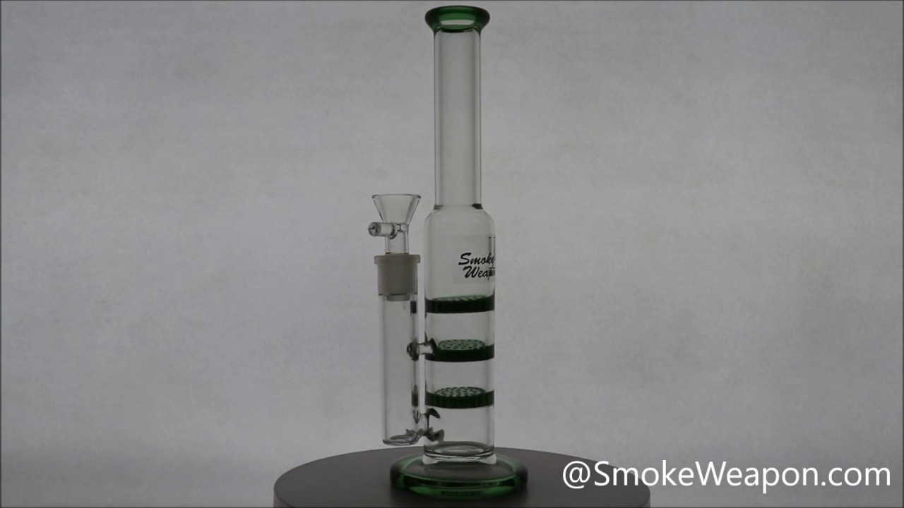 10 Triple Honeycomb Perc Bong