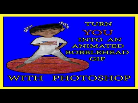 Make You An ANIMATED Bobble-Head Avatar GIF  - A photoshop tutorial