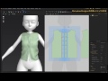 CharacterArpeggio～3ds Max 2017 キャラクター作成術～ 第2回：服と小物のモデリング　～複数のツールを駆使して～②シミュレーションベースで衣類の作成