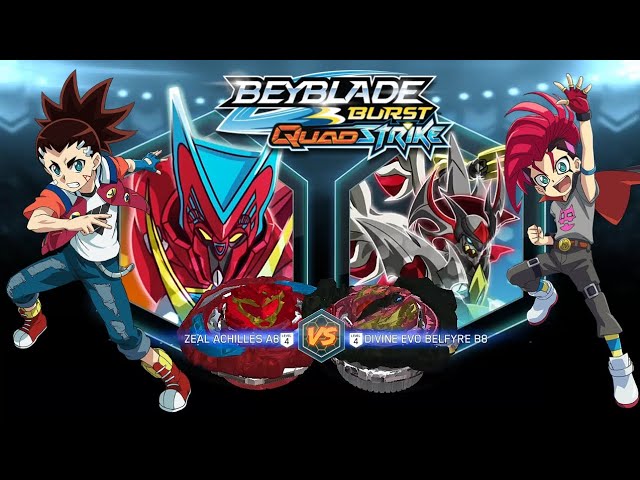 DIVINE BELFYRE vs PANDORA! Beyblade Burst Quad Strike EP 02 
