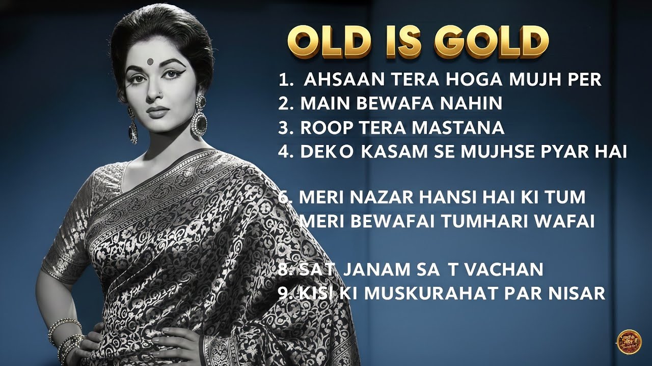 Old Is Gold Hindi Romantic Songs ❤️ Retro Bollywood Style | Kishore Kumar, Rafi, Mukesh Vibes