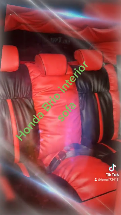 sarung jok model sofa.honda Brio satya.