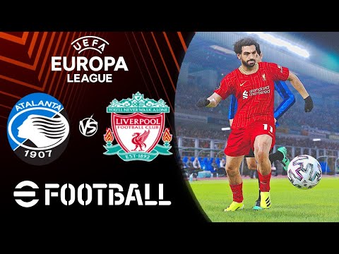 Atalanta vs Liverpool Europa League 2nd Leg EFOOTBALL PES