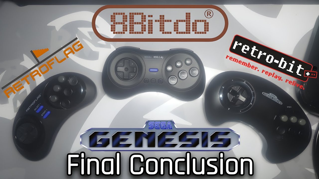 8BitDo M30 против Retroflag против Retro-Bit | Лучший беспроводной контроллер Sega?