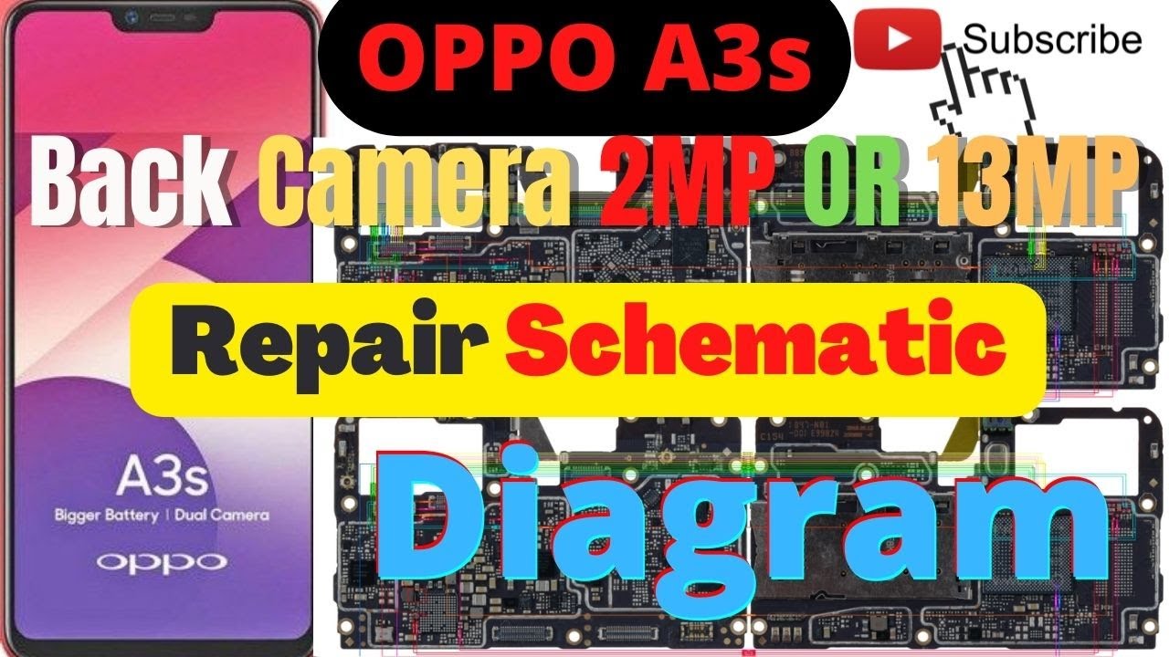 OPPO A3s Back Camera 2MP Or 13MP not working solution Repair Schematic ...