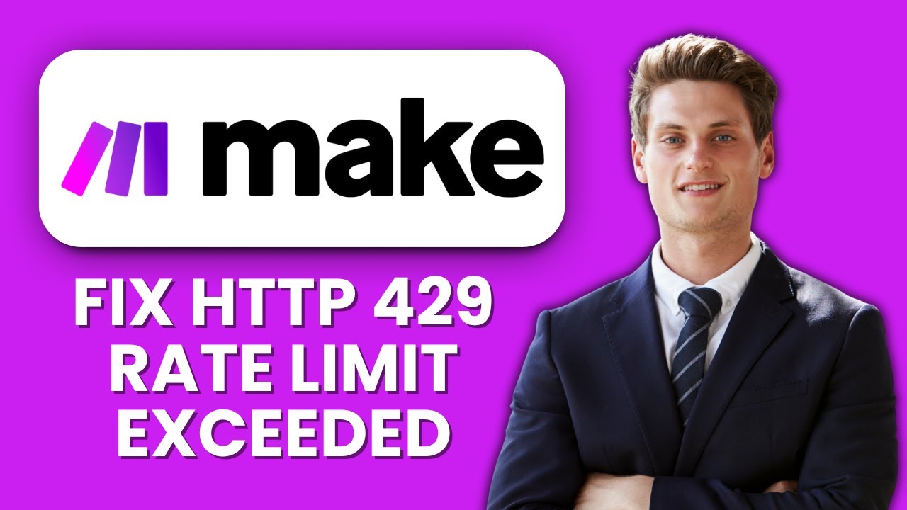 Make.com HTTP 429 rate limit error fix tutorial